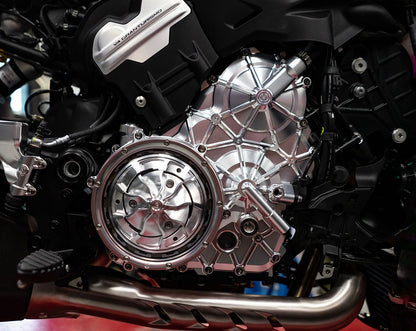 Motocorse Billet Aluminum Clutch Crankcase Cover for the Ducati Multistrada V4