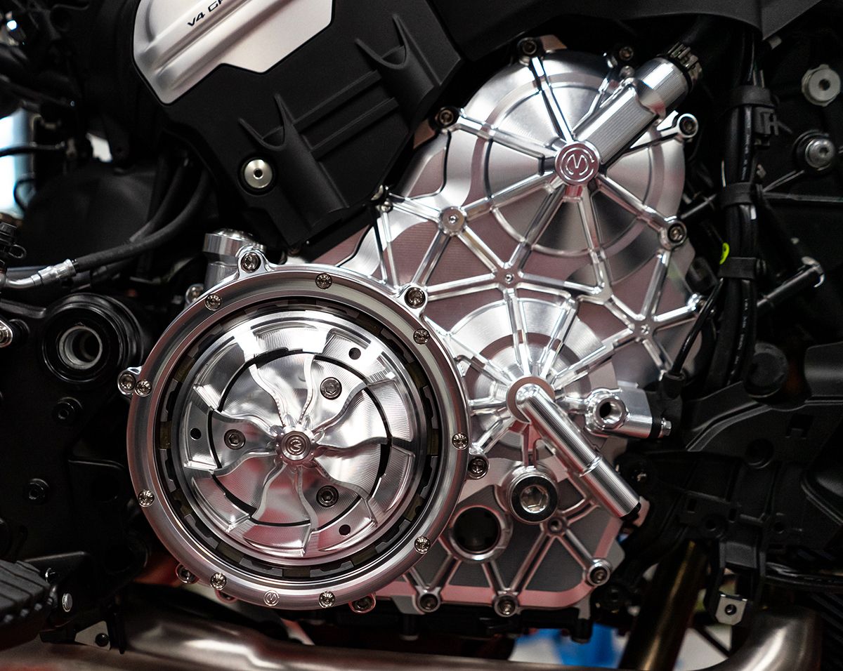 Motocorse Billet Aluminum Clutch Crankcase Cover for the Ducati Streetfighter V4 (20-24)