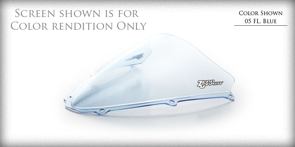 Zero Gravity Premium Color upgrade for SR and Double Bubble Windscreens