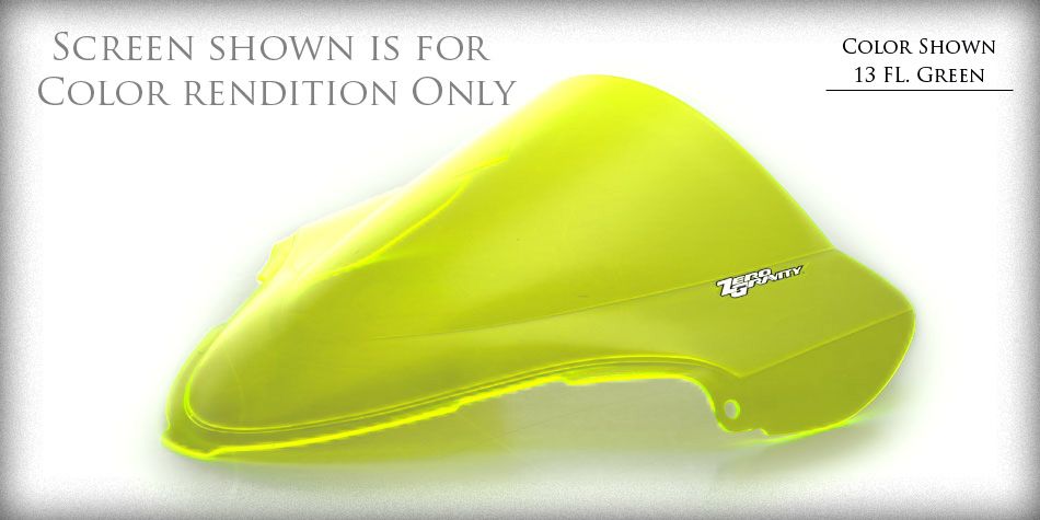 Zero Gravity Premium Color upgrade for SR and Double Bubble Windscreens