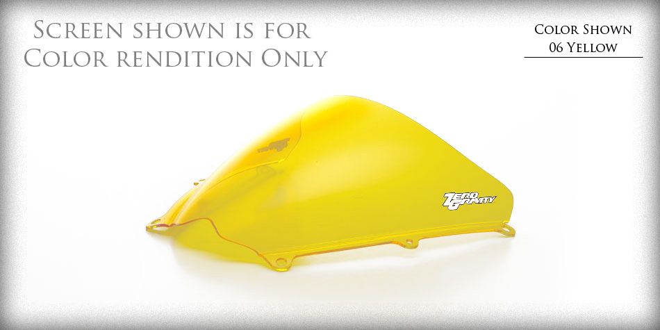 Zero Gravity Premium Color upgrade for SR and Double Bubble Windscreens