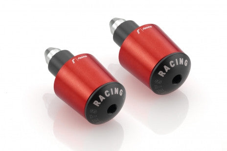 Rizoma Conical Bar End Caps For BMW K1300R, R1200R, S1000RR, Kawasaki Z750, Z900RS, and Z1000