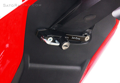 Sato Racing Helmet Lock for Aprilia RSV4 / Tuono V4 R 1100 (2021+)