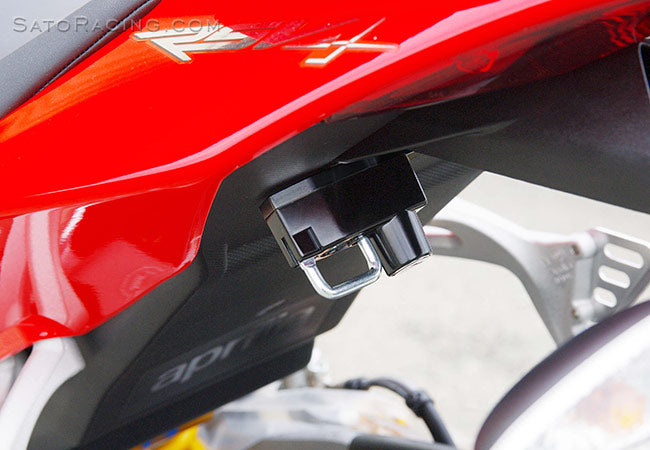Sato Racing Helmet Lock for Aprilia RSV4 / Tuono V4 R 1100 (2021+)