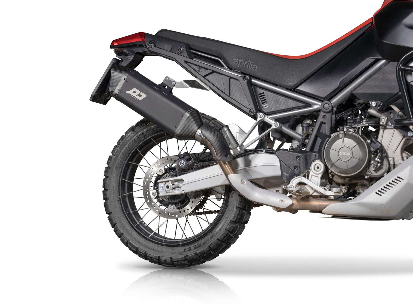 QD Exhaust TOURANCE DARK Slip-on Exhaust for Aprilia Tuareg 660
