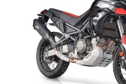 QD Exhaust TOURANCE DARK Slip-on Exhaust for Aprilia Tuareg 660