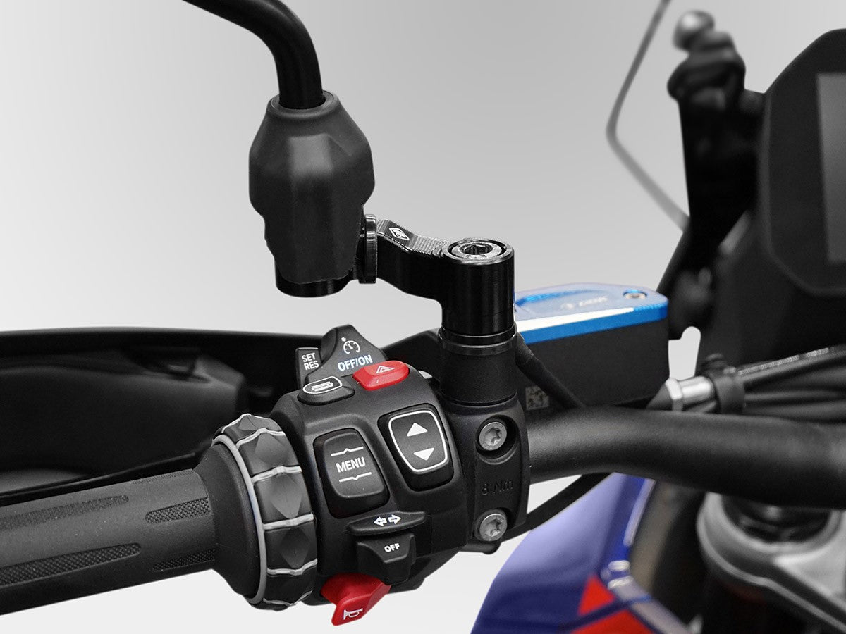 DBK Special Parts (Ducabike) Billet Mirror Adjuster Kit for the BMW R 1300 GS