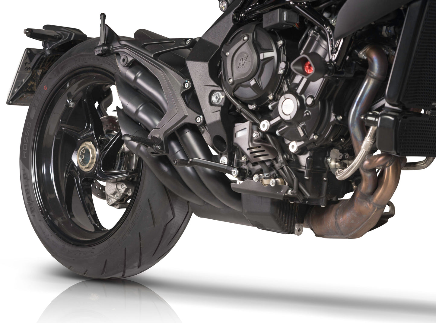 QD Exhaust Power Gun Slip-on - MV Agusta Brutale 800 (2016+), and Dragster 800, F3 675 / 800 (2017+), RVS #1, and Superveloce
