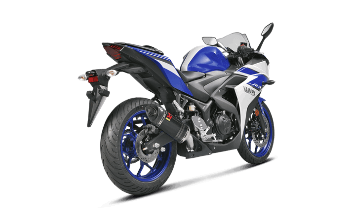 Akrapovic Slip-On Exhaust Yamaha YZF-R3, YZF-R25, (2014+) and MT-03 (2019+)