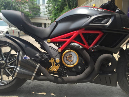DBK Special Parts (Ducabike) Adjustable Rearsets for the Ducati Diavel