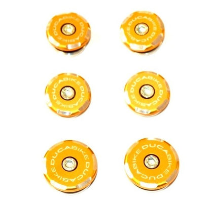DBK Special Parts (Ducabike) Contrast Cut Frame Plug Kit for the Ducati Hypermotard 950 / 950SP
