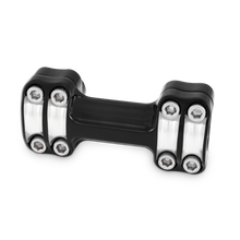 Burly Brand Reaper Riser Clamp 1-1/2in Tall for 1in Bar, One Piece - Black Machined