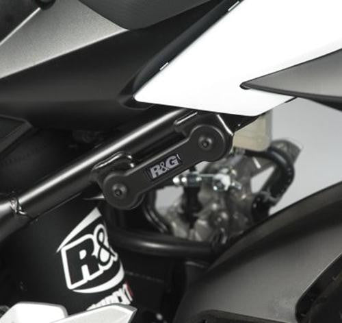 R&G Racing passenger foot rest blanking plate for Suzuki GSX-R750 '11-'14