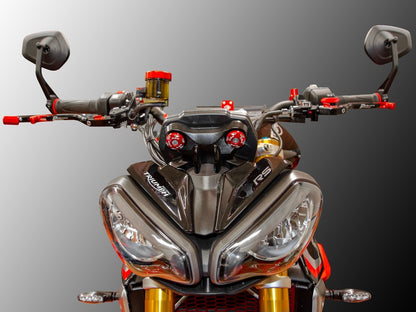 DBK Special Parts (Ducabike) Dashboard Mounting Screws and Billet Washers for Triumph Speed Triple 1200 RS