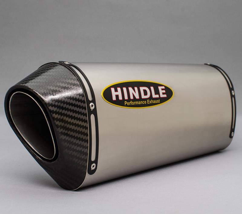 Hindle Exhaust for Aprilia RSV4 (09-20) Slipon Adapter High with Hanger with Evolution Titanium Muffler with Carbon Tip