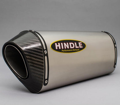 Hindle Exhaust for Aprilia RSV4 (09-20) Slipon Adapter High with Hanger with Evolution Titanium Muffler with Carbon Tip