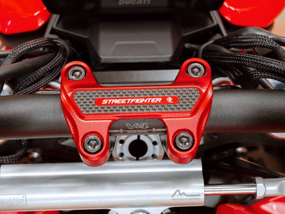 DBK Special Parts (Ducabike) Billet Handlebar Top Clamp for the Ducati Streetfighter V4 / S