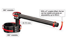 ABM multiClip Tour Clip-ons for the Triumph Thruxton 1200 (one inch bar)