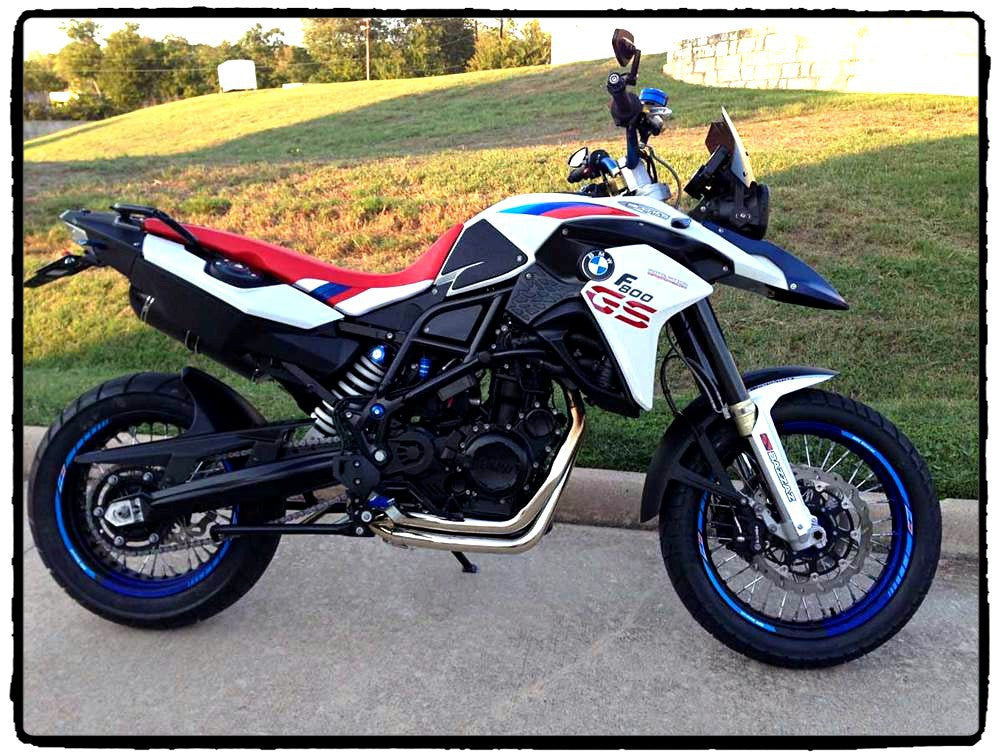 TechSpec Tank Grip Pads for the BMW F800 GS / F800 GS adventure (13+)