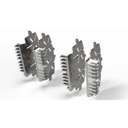 DBK Special Parts (Ducabike) Brembo M4, M50, Stylema, and GP4-MS Radial Caliper Brake Pad Heat Sink (radiator)