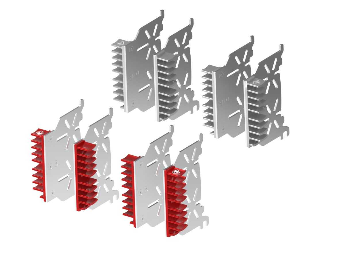 DBK Special Parts (Ducabike) Brembo HYPURE Radial Caliper Brake Pad Heat Sink (radiator)
