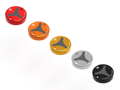 DBK Special Parts (Ducabike) Billet Front / Rear Brake Reservoir Cap and Performance Technology Brake Reservoir Cap