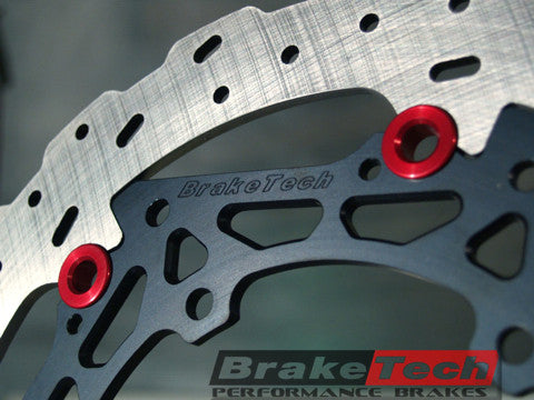 BRAKETECH RACING ROTORS - AXIS/COBRA STAINLESS STEEL ROTORS FOR KTM 890 DUKE R