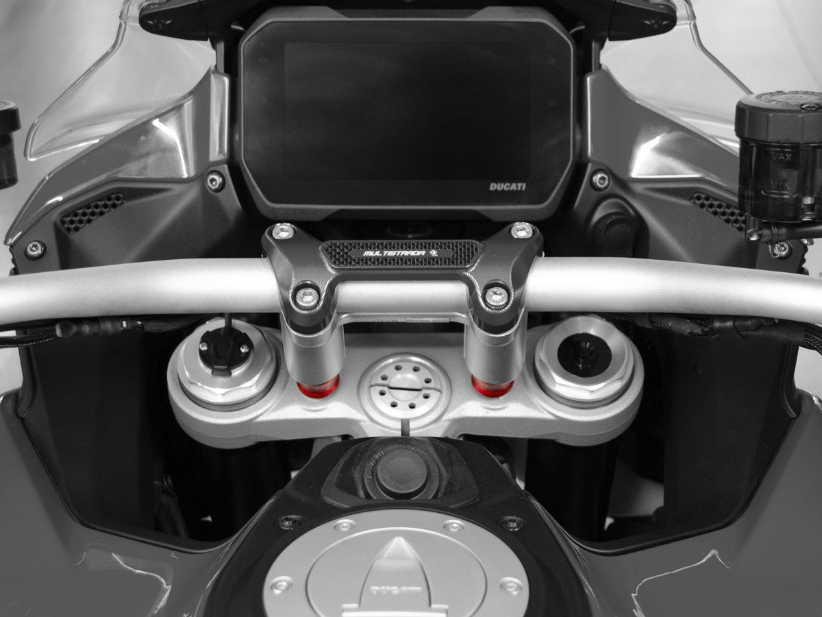 DBK Special Parts (Ducabike) Billet Handlebar Riser Kit for the Ducati Multistrada V4 / 1260 / 1200 / 950 / V2