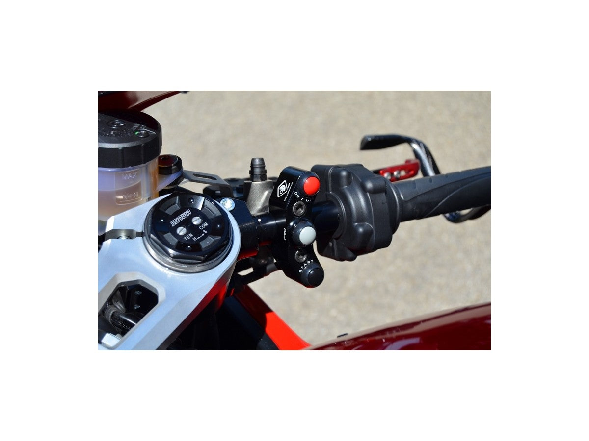 DBK Special Parts (Ducabike) GP Adjustable Clip-Ons For Panigale V4 / S / Speciale - 15mm Offset