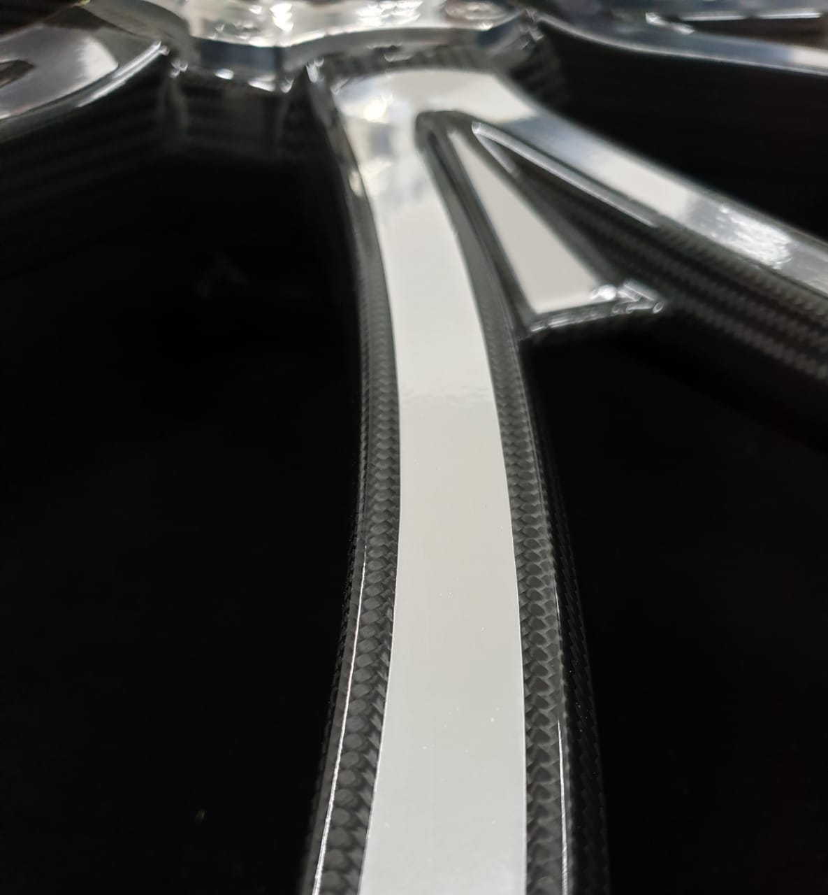 BST Torque TEK 5 Split Y-Spoke Carbon Fiber Rear Wheel for the Harley Davidson, Indian, and V-Twin Custom Models - 5.5 x 18