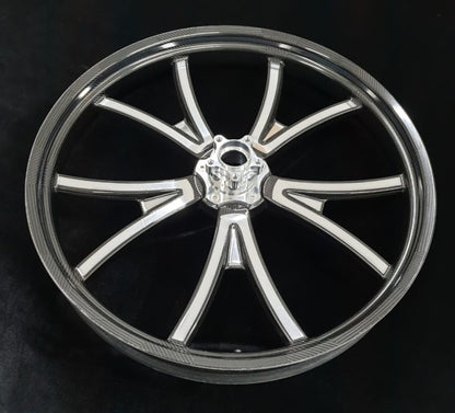 BST Torque TEK 5 Split Y-Spoke Carbon Fiber Rear Wheel for the Harley Davidson, Indian, and V-Twin Custom Models - 5.5 x 18
