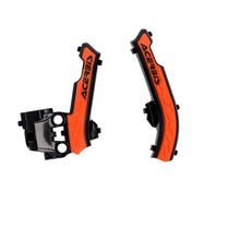 Acerbis 17+ KTM SX50/ SX-E 3/SX-E 5/ Husq EE 5/TC50/ GasGas Frame Guards- X-Grip - Black/16 Orange