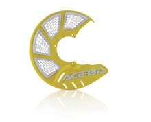 Acerbis X-Brake Vented Disc Cover - Yellow/White