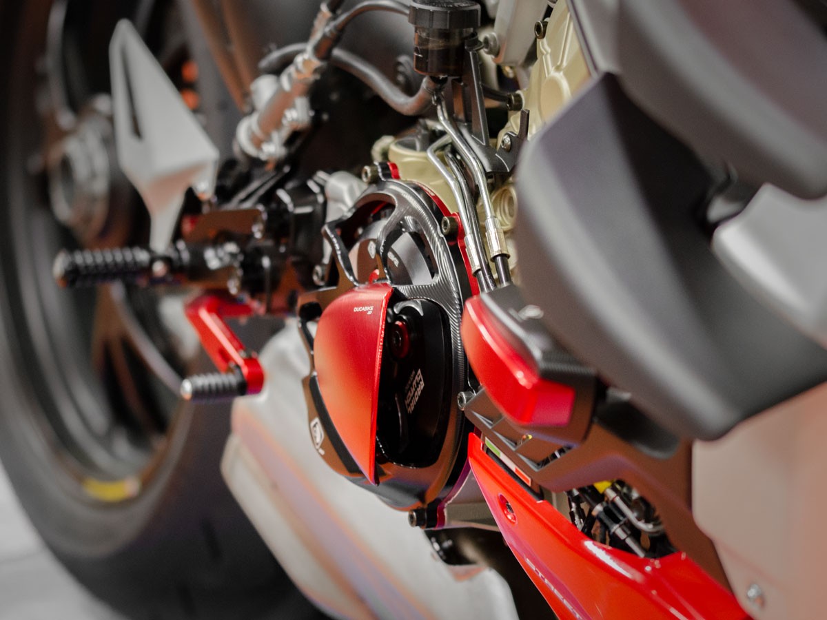 DBK Special Parts (Ducabike) Billet Intake / Slider For DBK Special Parts (Ducabike) Clutch Cover for the Ducati Panigale V4 R