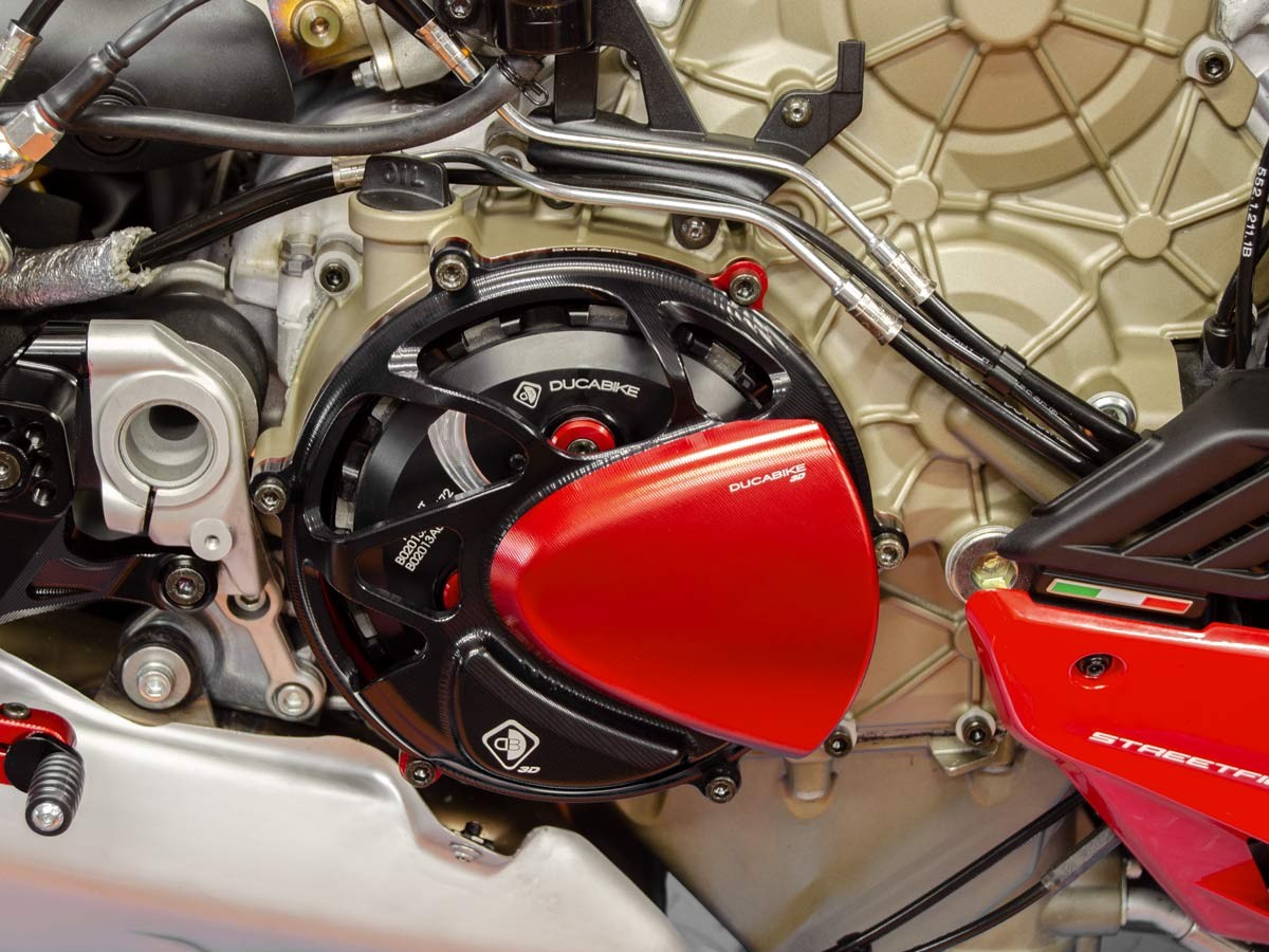 DBK Special Parts (Ducabike) Billet Intake / Slider For DBK Special Parts (Ducabike) Clutch Cover for the Ducati Panigale V4 R