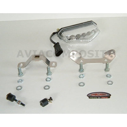 AviaCompositi Carbon Fiber Tail For Dual Muffler Exhausts for Ducati Hypermotard 1100 / Evo / 796