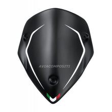 AviaCompositi Carbon Fiber Windscreen for Ducati Multistrada 1260 / 1200 / 950 / Enduro - With Stripe