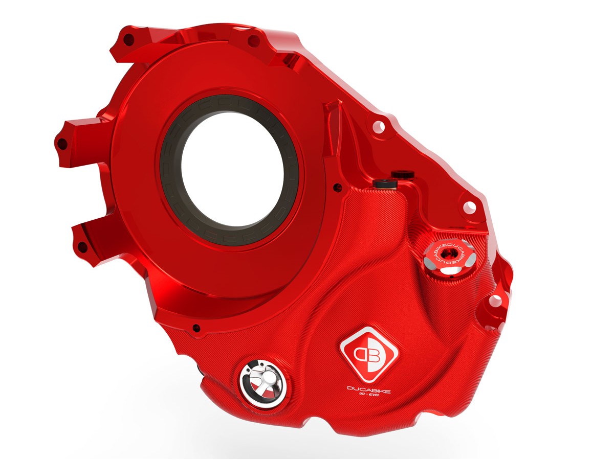 DBK Special Parts (Ducabike) Billet Vented Clutch Side Engine Case Cover for Dry Clutch Ducati- Old Version