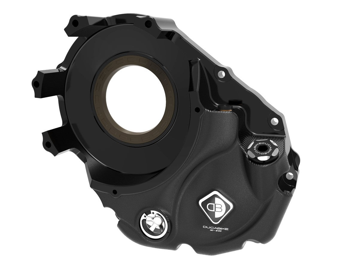 DBK Special Parts (Ducabike) Billet Vented Clutch Side Engine Case Cover for Dry Clutch Ducati- Old Version