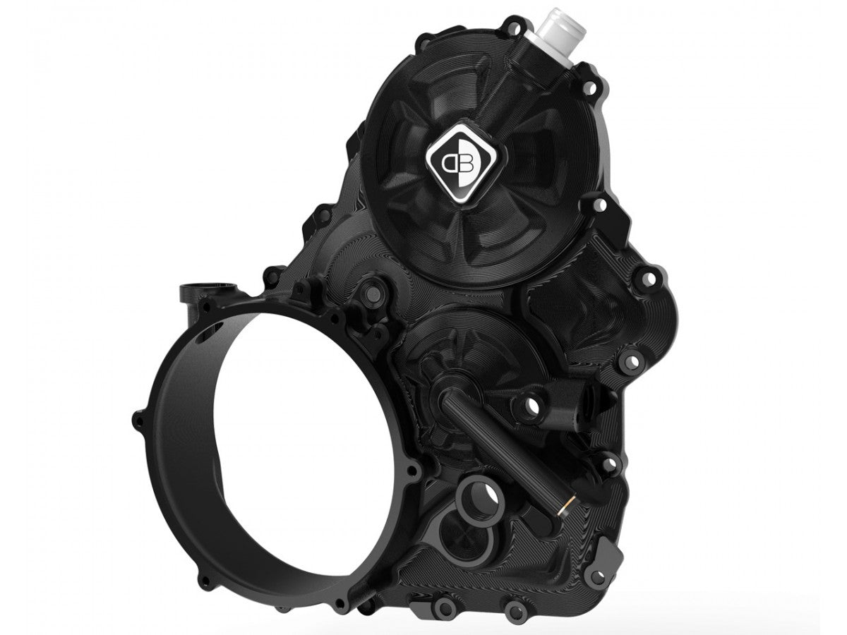 DBK Special Parts (Ducabike) Billet Clutch Side Case Kit for Clear Wet/ Wet Clutch Cover for the Ducati Streetfighter V4 / S (20-24)