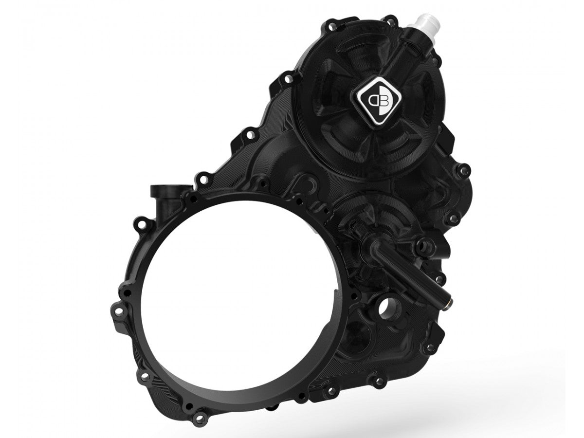 DBK Special Parts (Ducabike) Billet Clutch Side Case Kit for Clear Wet/ Wet Clutch Cover for the Ducati Streetfighter V4 / S (20-24)