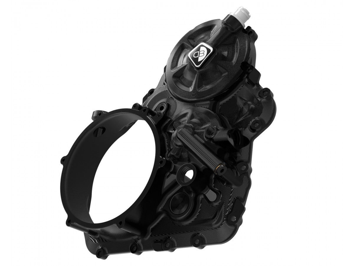 DBK Special Parts (Ducabike) Billet Clutch Side Case Kit for Clear Wet Clutch Cover for the Ducati Multistrada / Diavel V4