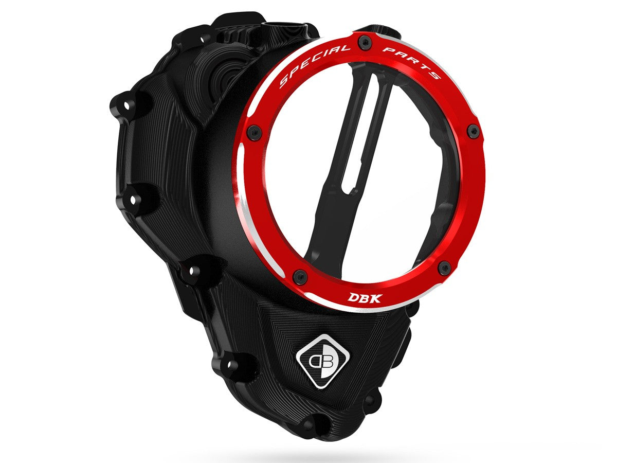 DBK Special Parts (Ducabike) EVO-3D Clear Wet Clutch Cover for the Triumph Speed Triple 1200 RR / RS (2021+)