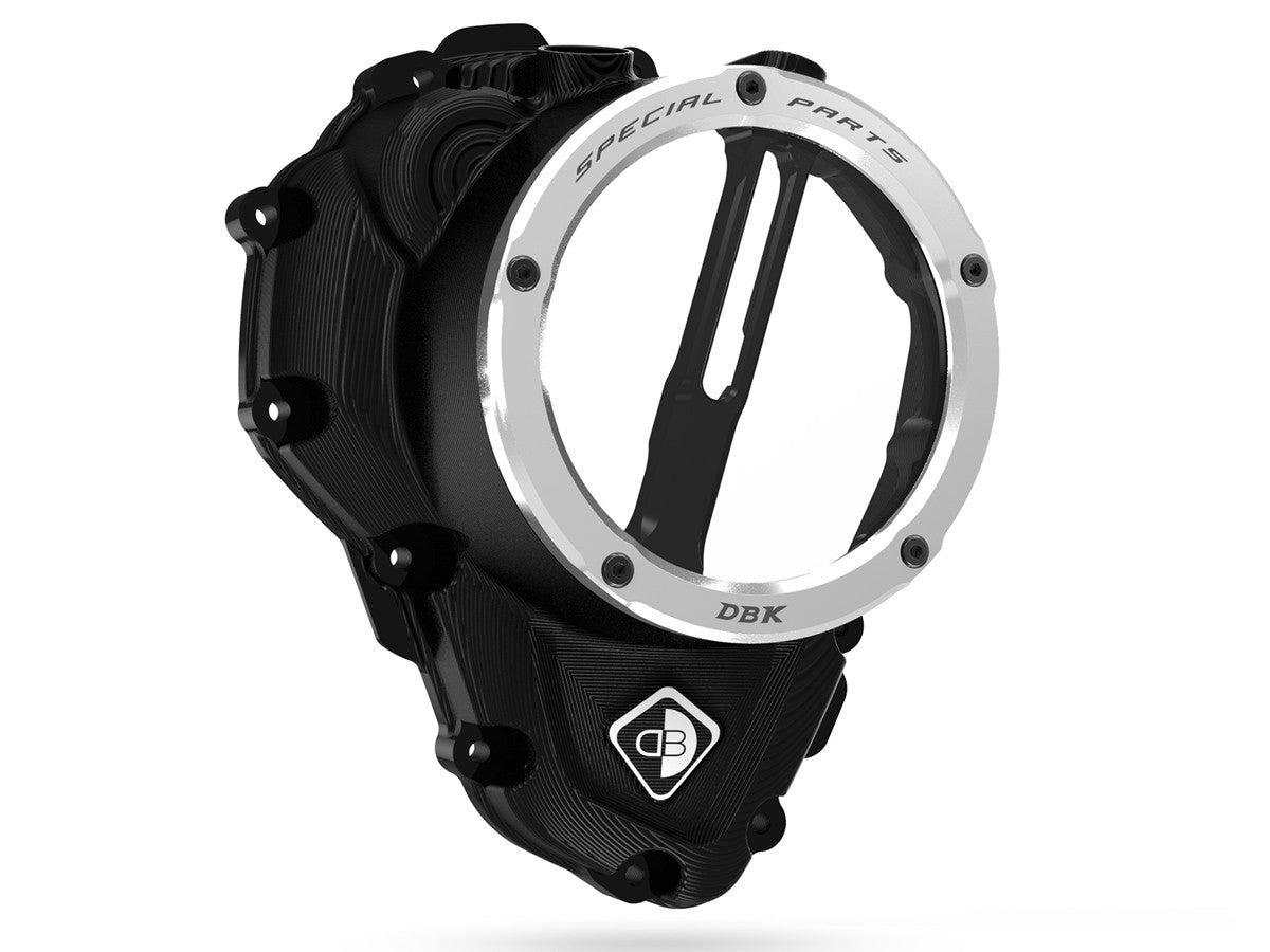 DBK Special Parts (Ducabike) EVO-3D Clear Wet Clutch Cover for the Triumph Speed Triple 1200 RR / RS (2021+)