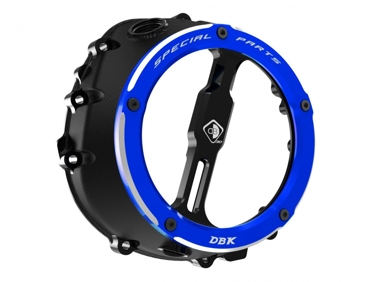 DBK Special Parts (Ducabike) EVO-3D Clear Wet Clutch Cover for the BMW S1000RR (2020+) / S1000R / S1000XR (2021+) / M1000RR / M1000R / M1000XR