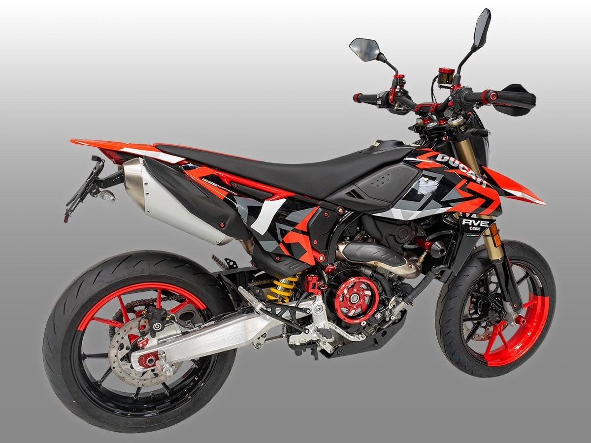 DBK Special Parts (Ducabike) NEW EVO-3D Clear Wet Clutch Cover for the Hypermotard 698 Mono