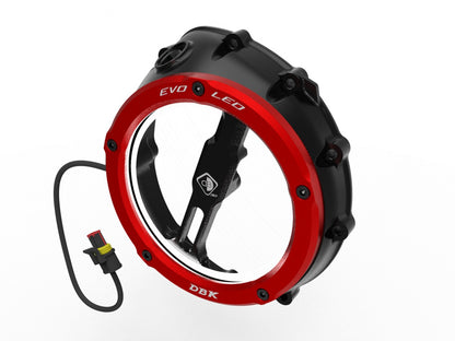 DBK Special Parts (Ducabike) EVO LED Clear Wet Clutch Cover for the BMW S1000RR (2020+) / S1000R / S1000XR (2021+) / M1000RR / M1000R / M1000XR
