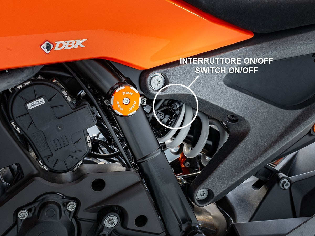 DBK Special Parts (Ducabike) EVO LED Clear Wet Clutch Cover for the KTM 990 Duke (2024+)
