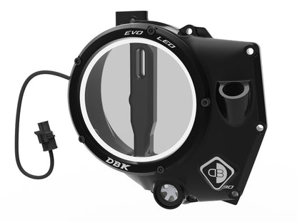 DBK Special Parts (Ducabike) EVO LED Clear Wet Clutch Cover for the KTM 990 Duke (2024+)
