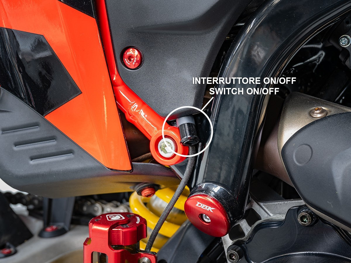 DBK Special Parts (Ducabike) EVO LED Clear Wet Clutch Cover for the Hypermotard 698 Mono